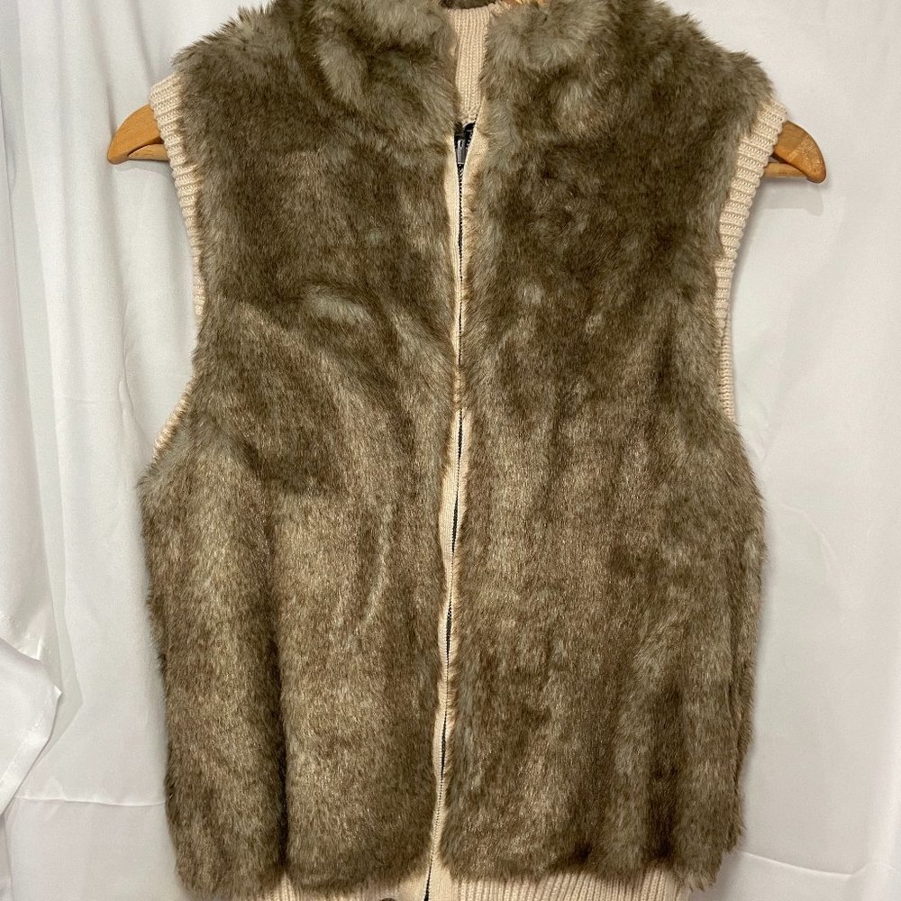 Ann Taylor Fur Vest